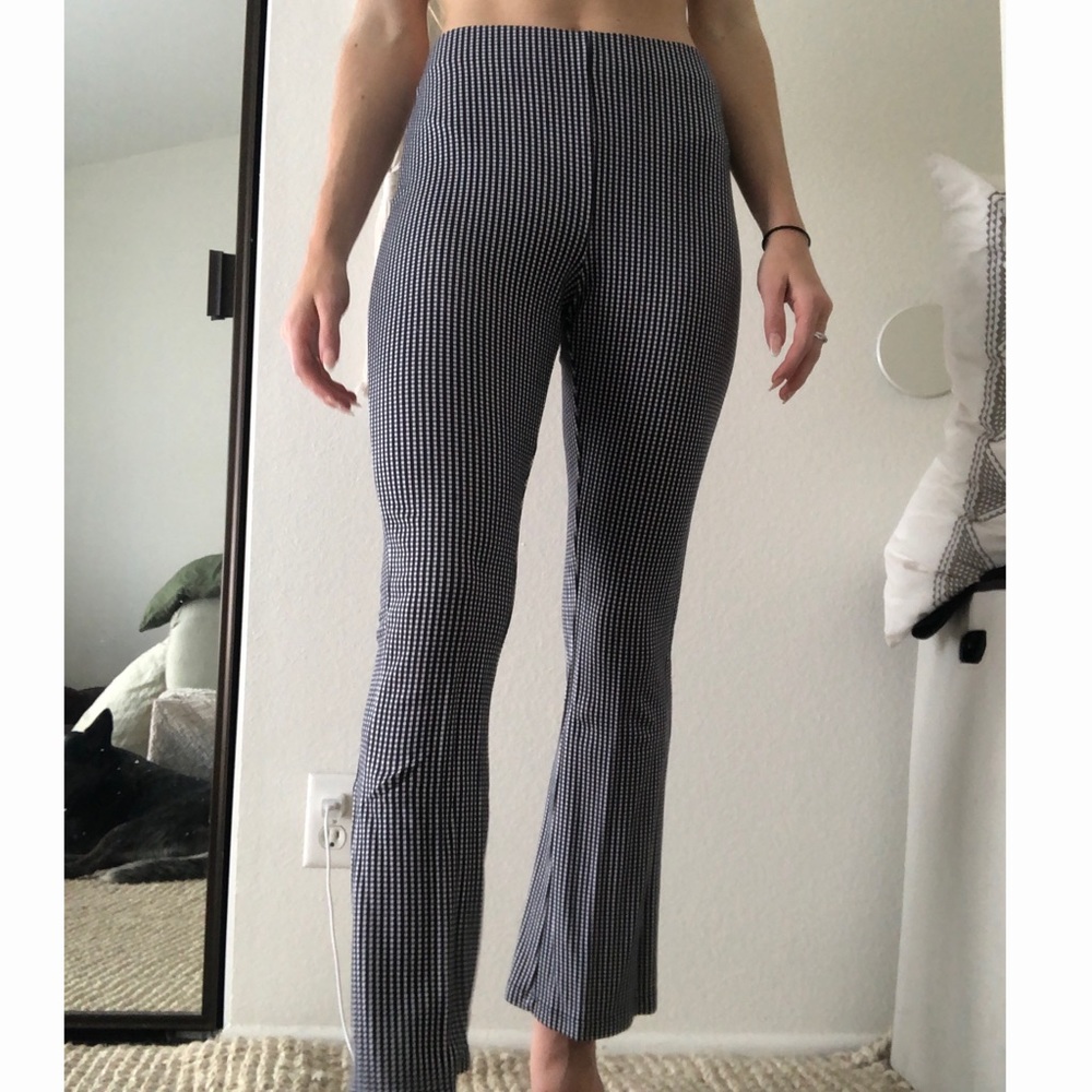 Urban Outfitters Gingham Flare Pants